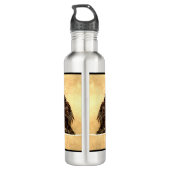 Schnoodle Dog Flasche aus rostfreiem Stahl Edelstahlflasche (Rückseite)