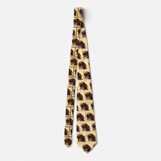 Schnoodle Dog Neck Tie Krawatte (Rückseite)