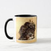 Schnoodle Dog Personalisiert Combo Tasse (Links)
