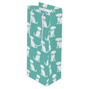 Schnoodle Dog Puppy Geschenktüte Für Weinflaschen