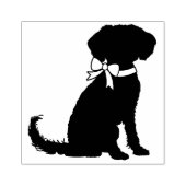 Schnoodle Dog Puppy Gummistempel (Prägung)