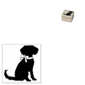 Schnoodle Dog Puppy Gummistempel (Stempel)