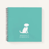 Schnoodle Dog Puppy Notizblock (Vorderseite)