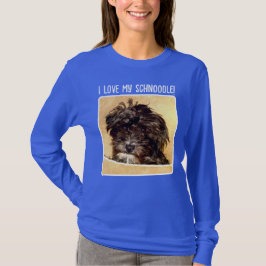 Schnoodle Dog Women's Sweatshirt T-Shirt