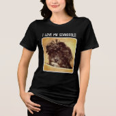 Schnoodle Dog Women's Tri-Blend Shirt (Vorderseite)