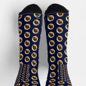 Schnoodle Dunkelblaue Socken (Oben)