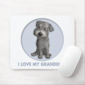 Schnoodle (graues) Granddog Mousepad (Mit Mouse)