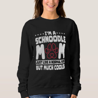 Schnoodle Hund Lover Mama Pelztiermutter Sweatshirt
