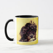 Schnoodle Hund personalisierte Mug Tasse (Links)