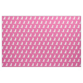 Schnoodle Hund Silhouette Pet Pink Stoff (Fat Quarter (45,7 x 55,9 cm))