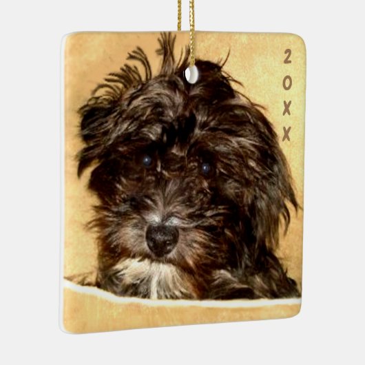 Schnoodle Keramik Ornament (Rechts)