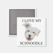 SCHNOODLE Liebe! Magnet (Vorderseite/Rückseite)