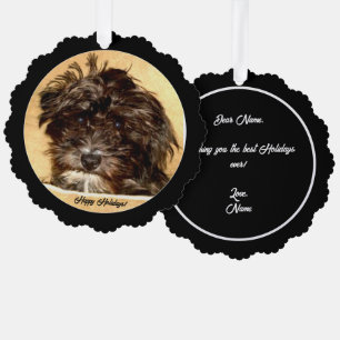 Schnoodle Paper Ornament Card Karte