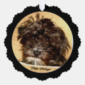 Schnoodle Paper Ornament Card Karte (Vorderseite)
