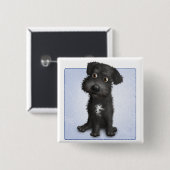 Schnoodle (schwarz) button (Vorne & Hinten)