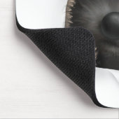 Schnoodle (schwarz) heraus sprengend mousepad (Ecke)