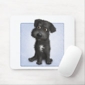 Schnoodle (Schwarzes) Mousepad (Mit Mouse)