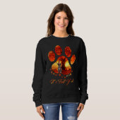 Schnoodle sein Fall Yall Dog Halloween Sweatshirt (Vorne ganz)