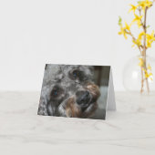 Schnoodle Sweetheart Karte (Gelbe Blume)