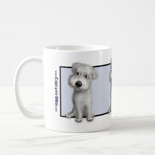 Schnoodle (weiße) Tasse (Links)
