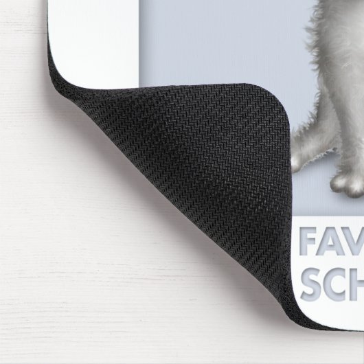 Schnoodle (weißer) Liebling Mousepad (Ecke)