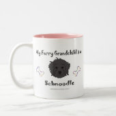 SchnoodleBlack Zweifarbige Tasse (Links)