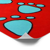 "SCHNOOK'S ROOT BIER FLOAT" Hundekunst drucken Poster (Ecke)