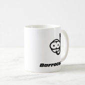 Schnorchel Barracuda Kaffeetasse (VorderseiteRechts)