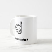 Schnorchel Barracuda Kaffeetasse (Vorderseite Links)