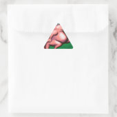 Schnorchel Dreieckiger Aufkleber (Tasche)