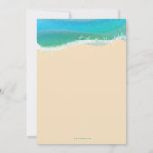 Schnorchel Gear Beach Party Einladung (Rückseite)