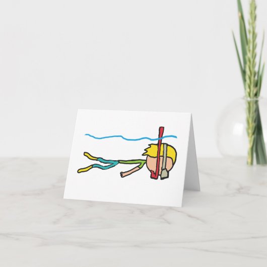 Schnorchel Karte (Vorderseite)