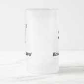 Schnorchel Mattglas Bierglas (Mittel)