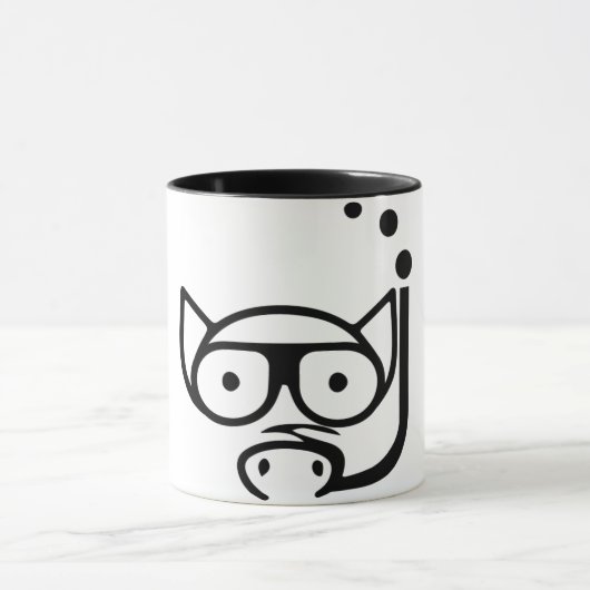 Schnorchel Pig Tasse (Zentrum)