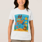 Schnorchel Safari - Ocean Explorer T - Shirt für K (Vorderseite)