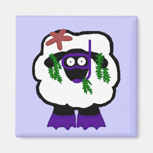 Schnorchel Sheep Magnet