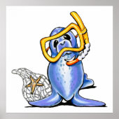 Schnorchel Siegel Poster (Vorne)