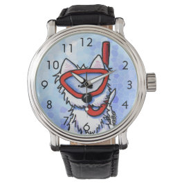 Schnorchel Westie Wrist Watch Armbanduhr