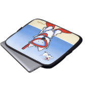 Schnorchel Westies Laptop Sleeve (Vorne Knopf)