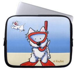 Schnorchel Westies Laptop Sleeve