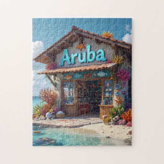 Schnorchelgeschäft Aruba Puzzle (Vertikal)