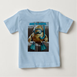 Schnorcheljugend geboren baby t-shirt