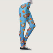 Schnorchelmaske und tropische Fische Leggings (Rechts)