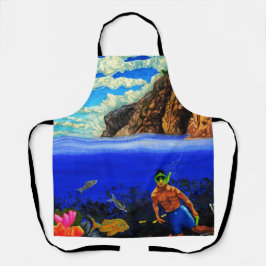 Schnorcheln am Schwarzen Felsen Schürze