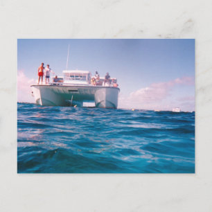 Schnorcheln auf der Bahamas-Postkarte Postkarte
