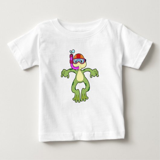 Schnorcheln Baby T-shirt (Vorderseite)