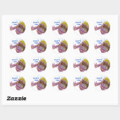 Schnorcheln Boy Party Time Anpassbare Sticker (Blatt)