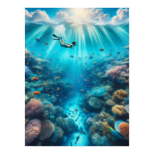 Schnorcheln eines Korallenriffs