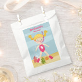 Schnorcheln Girl Beach Party Geschenktütchen (Ausgeschnitten)