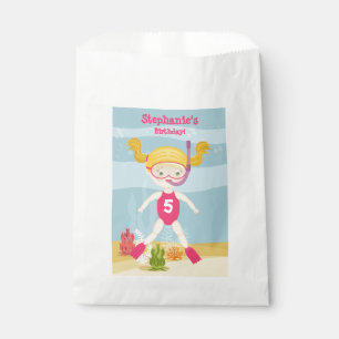 Schnorcheln Girl Beach Party Geschenktütchen